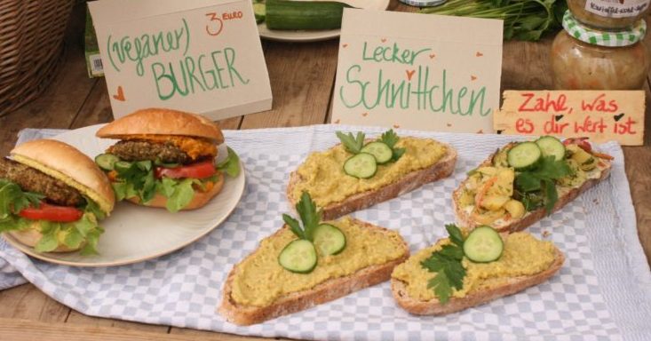 Burger auf dem Rothehausstraßenfest